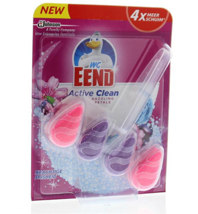 Wc Eend Toiletblok Active Clean Dazzling Petals