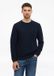 s.Oliver Heren Gebreide Trui Katoen Navy Ronde Hals Lange Mouw Regular Fit XXL