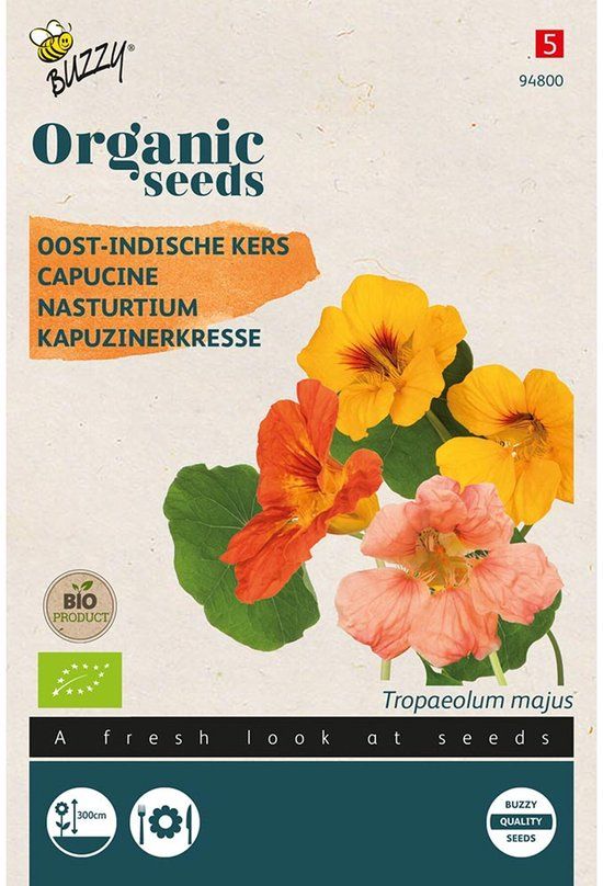 Buzzy Oost-Indische Kers Organic Seeds (Bio)