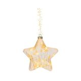 Lumineo étoile de Noël lumineuse - verre