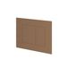 Ivy Bedieningspaneel Ivy Flush 2 Rechthoekige Knoppen 3mm Geborsteld Mat Koper PVD