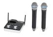 Samson Concert 288 m dual handheld-radiosysteem L-band – 2 handzenders CH88 met Q8-capsules & True Diversity tafelontvanger (90 m bereik) voor presentaties, podia, worship & Q&A