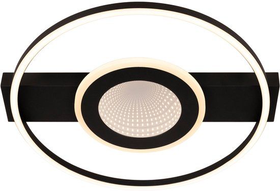 Lucide MARCIA - Plafonnière - LED 3 StepDim - 1x32W 2700K - Zwart