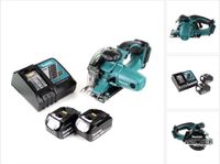 Makita DCS 552 RT 18 V accu metalen handcirkelzaag 136 mm + 2x 5,0 Ah accu en lader + zaagblad en veiligheidsbril