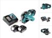 Makita DCS 552 RT 18 V accu metalen handcirkelzaag 136 mm + 2x 5,0 Ah accu en lader + zaagblad en veiligheidsbril