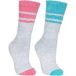 Trespass Dames Wandelsokken Anti Blister Tacter Binnenvoering 2 Pack Hadley