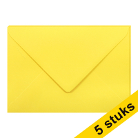 Clairefontaine Clairefontaine gekleurde enveloppen intens geel C5 120 grams (5 stuks)