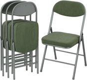 Homcom Klapstoel - Groen - 4 stuks