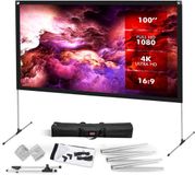 Pyle Projectiescherm met Standaard - 100 inch 16:9 HD