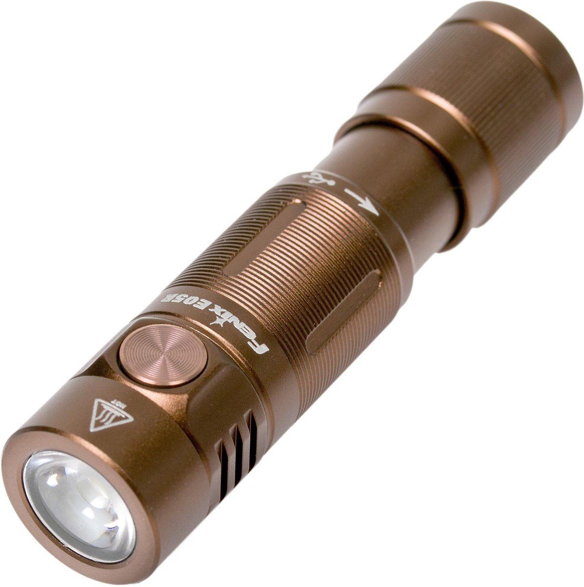 Fenix E05R Zaklamp - 400 Lumen - Bruin