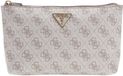 GUESS accessoiretas Laurel II Wristlet Pouch Dark Taupe Logo