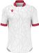 Macron Jersey Cerberus Eco Heren XXXS Wit/Rood Polyester Korte Mouw Voetbal Printemps/Été 2025