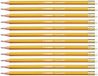 STABILO - Grafietpotlood met gum - Swano - HB - 12 Stuks - Geel