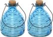 Decoris Kaemingk B.V. 2x Wespenvangers/wespenvallen blauw 17 cm
