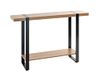 HAKU Console eiken, zwart, Metaal, spaanplaat - Maat: B 120 cm x H 82 cm x D 30 cm, Stijl: Modern