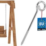 KOTARBAU® Schommelhaak, Verzinkt Staal, ⌀ 10 x 230 mm, Zilver