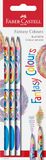 Faber-Castell Kleurpotlood Fantasy Colours blisterkaart 3 stuks