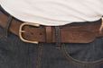 Rokker Oakland, courroie, couleur: Marron, taille: 95 cm