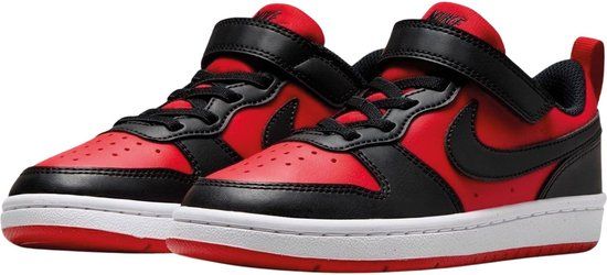 Nike Court Borough Low Recraft (PS) Sneakers Junior - Rood - Zwart - Maat 31