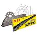Kettingset DID Kettingset Alu 525VX3 / 108 Eindeloos zwart voor Honda CBR F 600 cc Bj. 1999-2000