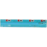 Opti P60-35-00287 ritssluiting, polyester, 00287 blauw, 35 cm