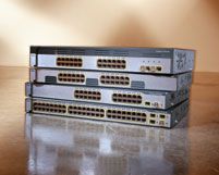 Cisco WS-C3750G-24TS-E Switch - 24 poorten - 10/100/1000Base-T - 4x SFP - EMI