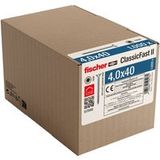 Fischer 573100 Spaanplaatschroef 40 mm TX 1000 stuk(s)