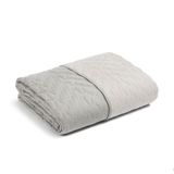 Caleffi Gewatteerde sprei Mix Uni tweepersoonsbed mokka