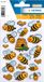 HERMA 3227 3D-stickers voor kinderen, bijen (18 stickers, folie, mat) zelfklevend, permanent hechtende etiketten voor meisjes en jongens, kleurrijk