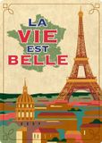 waakbord Plenty Gifts La Vie Est Belle Decoratief Metalen Bord
