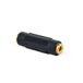 Gembird A-3.5FF-01 Koppelstuk 3.5mm Jack (v) - 3.5mm Jack (v) Stereo Zwart