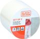 Black & Decker Afplaktape/schilderstape - 3x verschillende maten - wit - 19/25/50mm x 5m - binnen/buiten