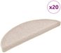 VidaXL Zelfklevende trapmatten 20 st 56 x 17 x 3 cm non-slip taupe