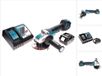 Makita DGA 519 RT1 accu-haakse slijper 18 V 125 mm borstelloos X-Lock + 1x accu 5,0 Ah + oplader