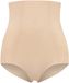Bye Bra Slip taille haute lisse Beige M