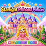 Starlight Princess Palaces Coloring Book