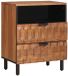 vidaXL Table de chevet marron manguier massif 50 x 33 x 62 cm