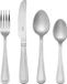Mikasa Portobello 16-delige roestvrijstalen bestekset, zilveren bestekset voor 4 personen, inclusief 4x messen, 4x vorken, 4x dessertlepels en 4x theelepels - vaatwasmachinebestendig