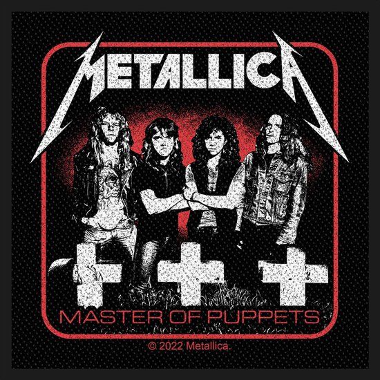 Metallica Master Of Puppets Band Unisex Patch - Multicolours
