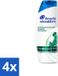 Head & Shoulders - Anti-Roos Shampoo - Jeukende Hoofdhuid - 285 ml - 4 Stuks