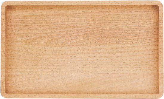 Bowls and Dishes Beuken Serveertray rechthoekig M 24 x 14,5 cm