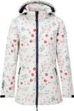 Nordberg Flower - Softshell Outdoor Zomerjas Dames - Off White - Maat 4XL