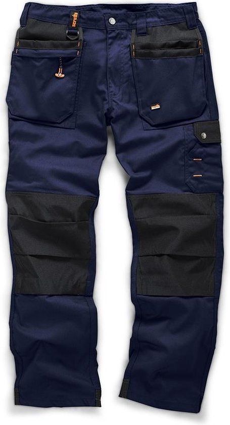 Scruffs Worker Plus Werkbroek - Blauw - Maat 52 - Heren