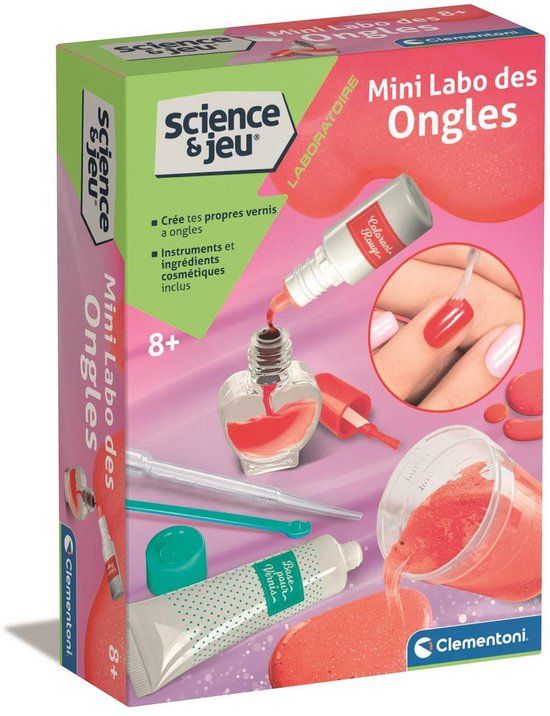 Clementoni Mini Nail Lab Create your own nail polish (FR)