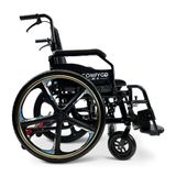 COMFYGO MOBILITY COMFYGO X-1 SE Handbewogen Rolstoel, Lichtgewicht, Opvouwbare, Transportrolstoel, Duwrolstoel, met snel afneembare wielen (2025 Speciale Editie), Zwart, 51cm