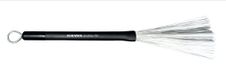 GEWA Jazz Brushes - Stalen borstels - Rubberen greep - Zwart