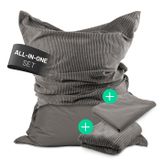 Lumaland Pouf Classic XXL Set tout-en-un