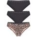 Guess Basic Brief (x3) Dames Slip Dierenprint Katoen Beige M