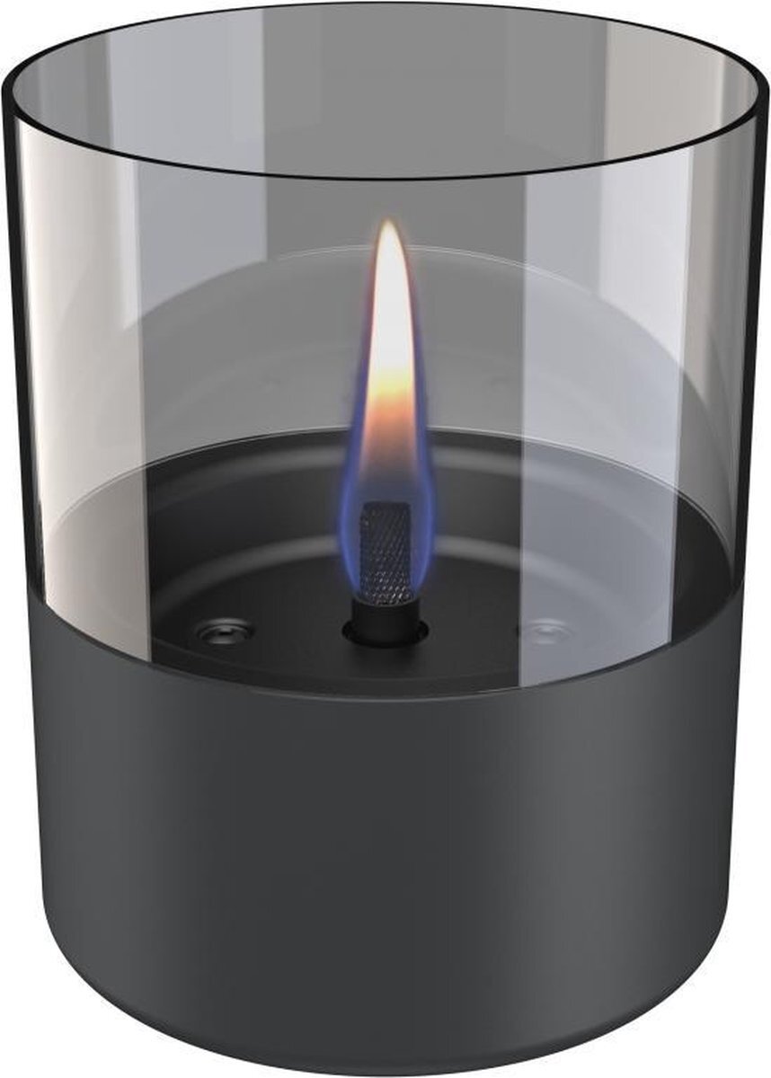 TenderFlame Lilly 10 Glas Donkergrijs - Tafelhaard - Binnen en Buiten