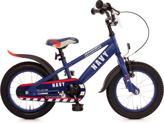 Bachtenkirch Kinderfiets - Navy - 14 inch - Donkerblauw